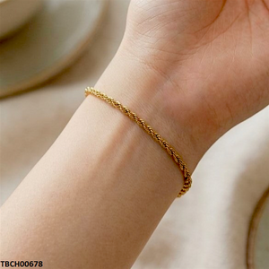 Rope Stainless Steel Bracelet Adjustable