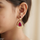 Round Pearl Tear Drop Earring
