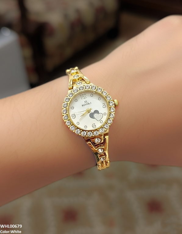 Round Heart Dial Women's Watch