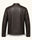 Men's Dark Brown Genuine Leather Jacket – Style 29