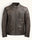 Men's Dark Brown Genuine Leather Jacket – Style 6