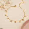 Stainless Steel Clover /Round Drop Anklet