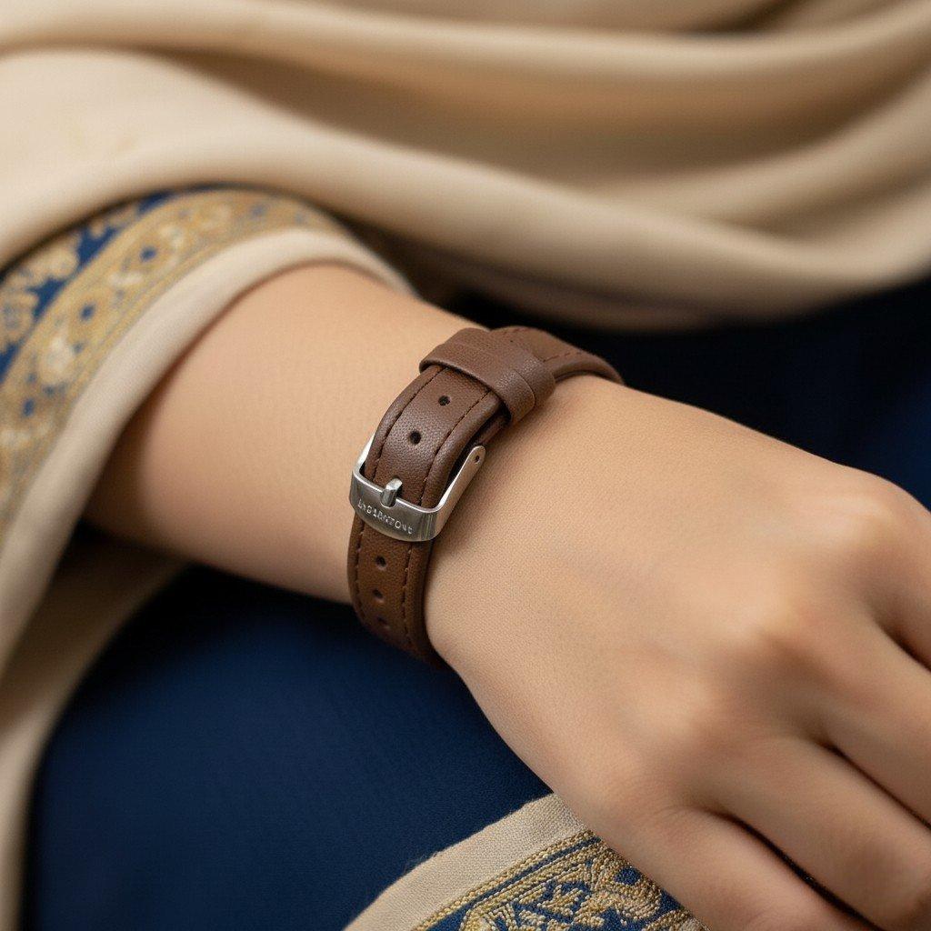 Round Rhinestone Dial Women's Watch