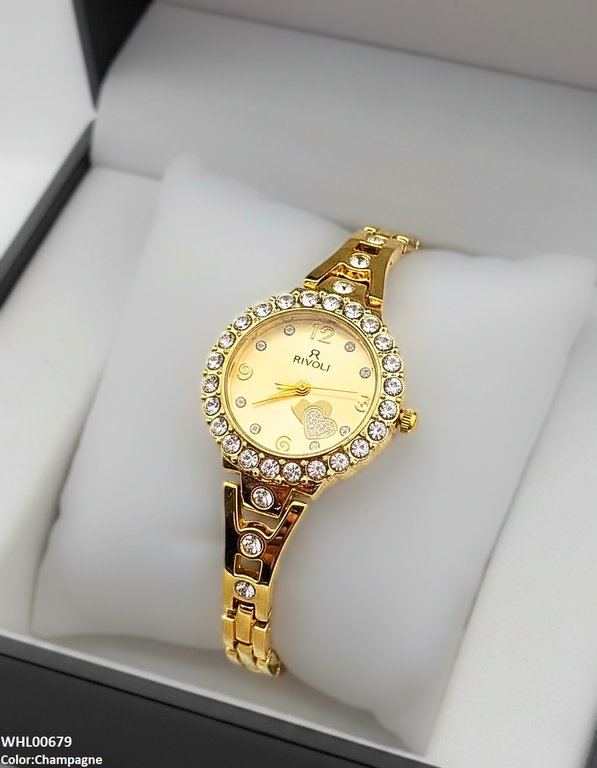 Round Heart Dial Women's Watch