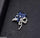 Flower Marquise Stone Broach