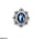 Oval Flower Zircon Broach