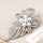 Ribbon Pearl Zircon Broach