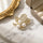 Pearl Flower Zircon Broach