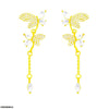 Double Butterfly Marquise Drop