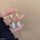Oval Pearl Drop Earrings