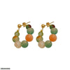 Round Drop Earrings