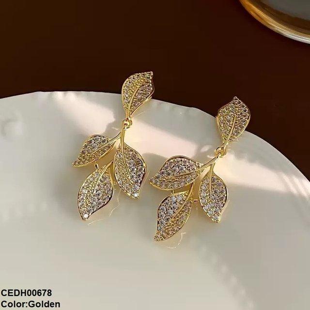 Leaf Drop Earrings