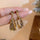 Round Drop Earring Pair