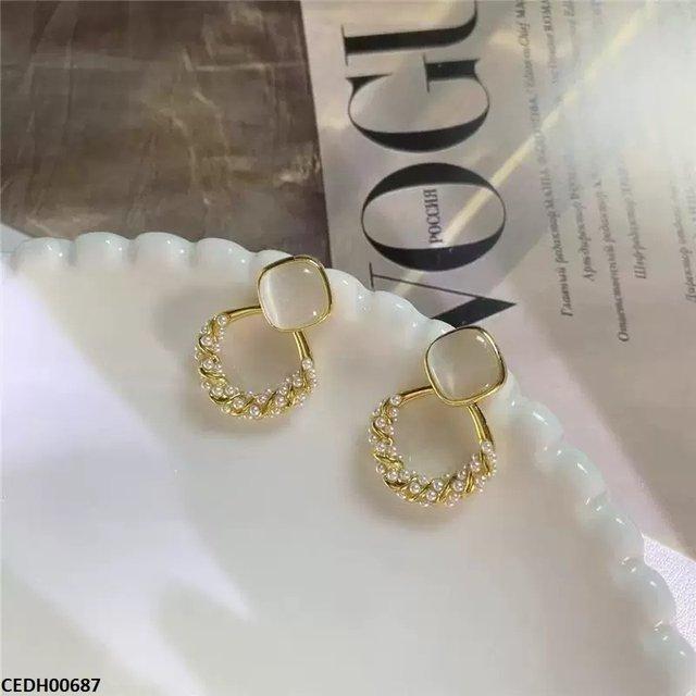 Square Drop Earrings
