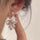 Double Leaf Drop Earrings