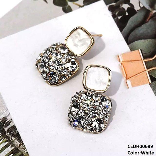 Square Drop Earrings
