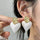 Flower Heart Drop Earrings