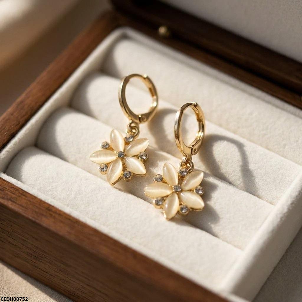 Flower Drop Earrings