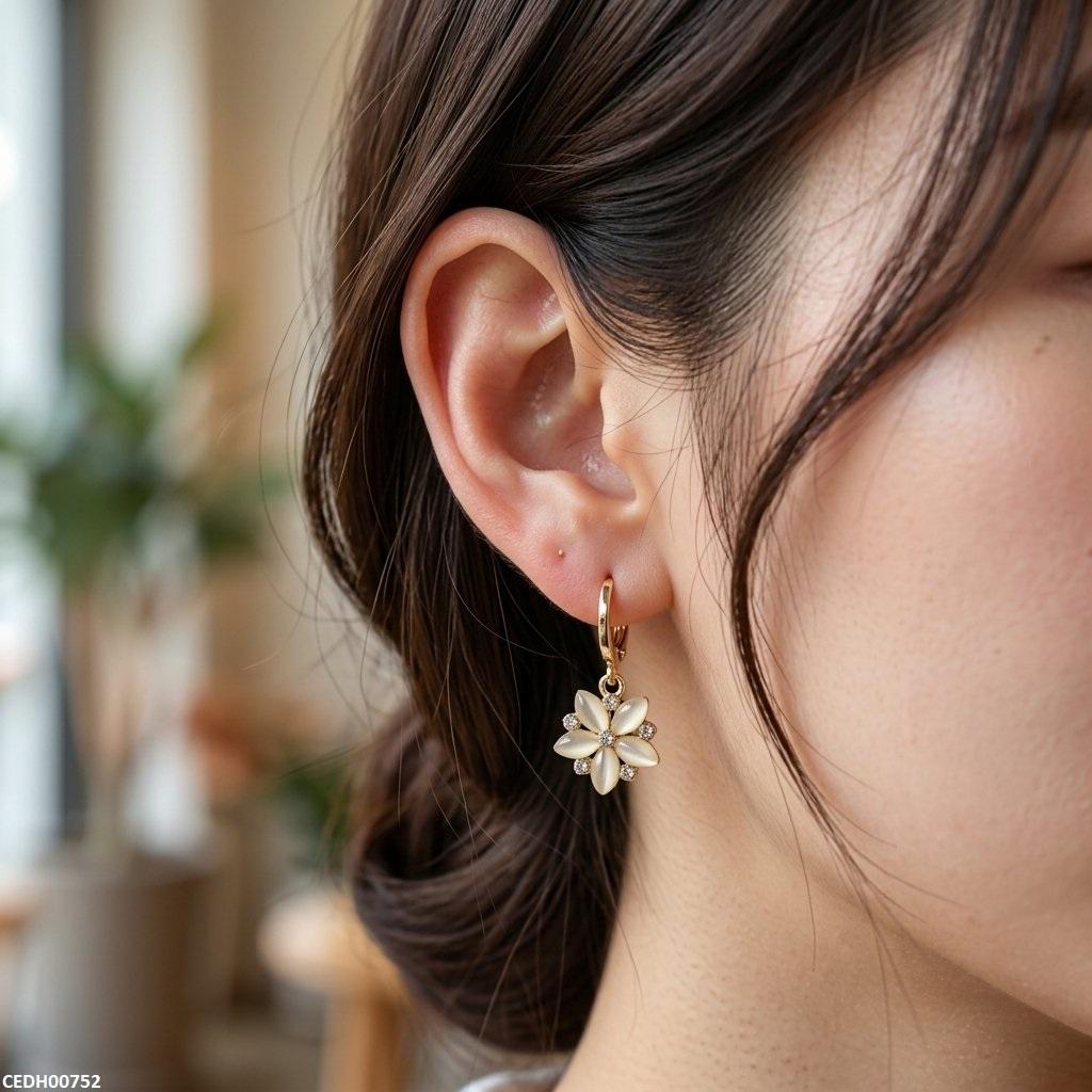 Flower Drop Earrings
