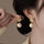 Round Pearl Drop Earrings