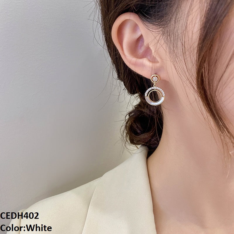 Wheel Drop Earrings Pair