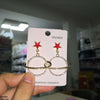 Star Galaxy Drop Earrings Pair