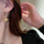 Round Drop Earrings