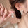 CEDH598 ZHL Flower Pearl Drop Earrings