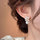 CEDH598 ZHL Flower Pearl Drop Earrings