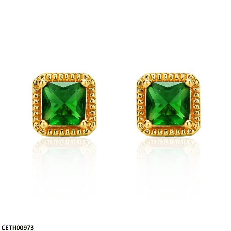 Square Stud Tops Pair