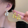 Stylized Flower Tops Pair