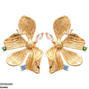 Stylized Flower Tops Pair