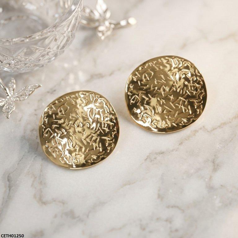 Round Stainless Steel Tops Pair