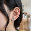 Stainless Steel Multi Flower 3 Tops Pairs