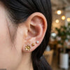 Stainless Steel Flower 3 Tops Pairs