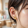 Stainless Steel Flower 3 Tops Pairs