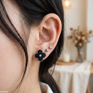 Stainless Steel Flower 3 Tops Pairs