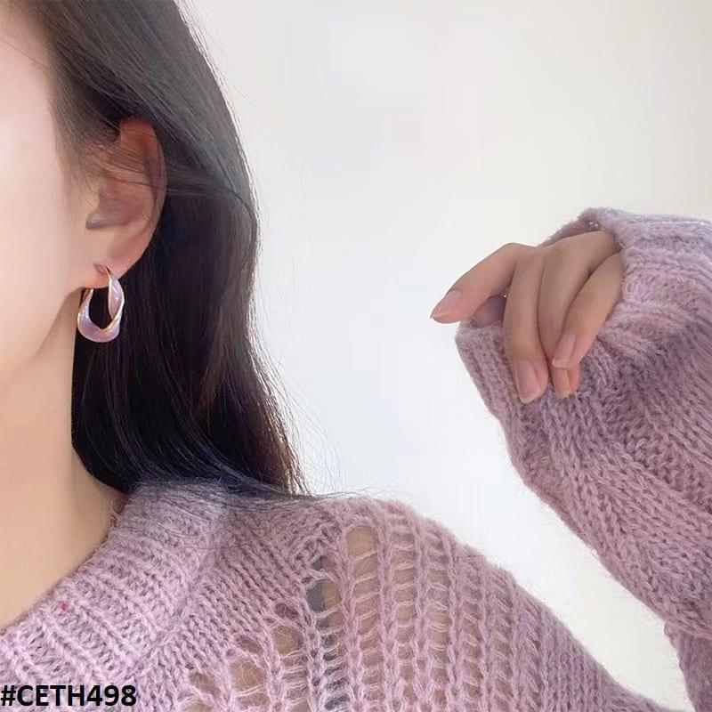 Round Stud Tops Pair