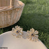 Flower Ear Tops Pair