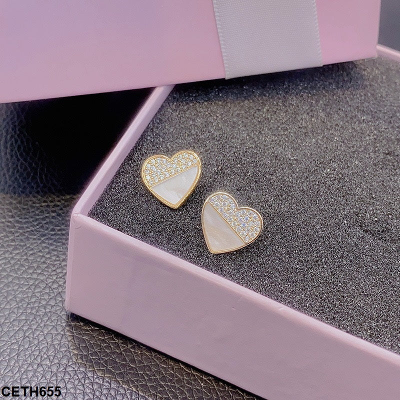 Heart Ear Tops Pair