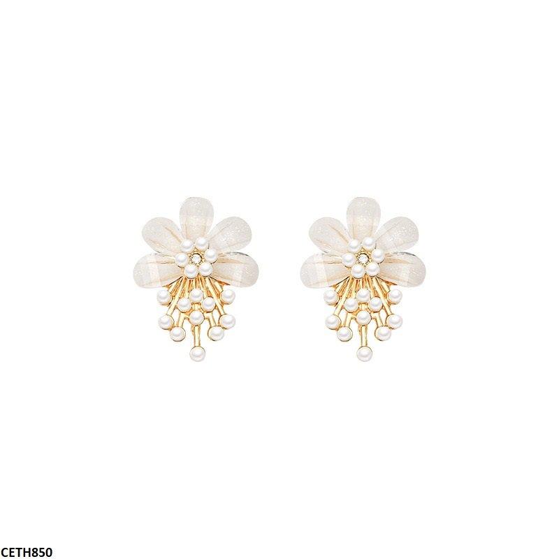 Pearl Flower Tops Pair