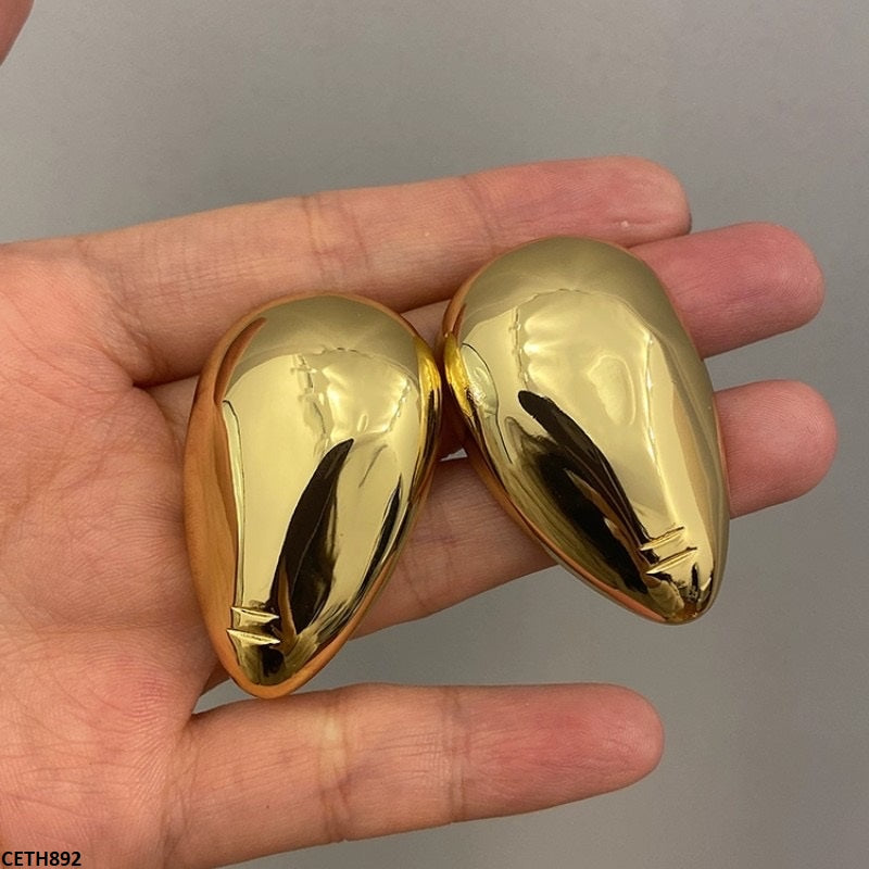 Plain Gold Tops Pair
