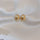 Mate Press Cup Ear Stud Tops Pair