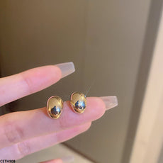 Mate Press Cup Ear Stud Tops Pair