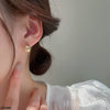 Mate Press Cup Ear Stud Tops Pair