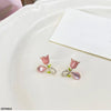 Rose Flower Tops Pair