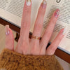 Crimson Blossom Adjustable Ring