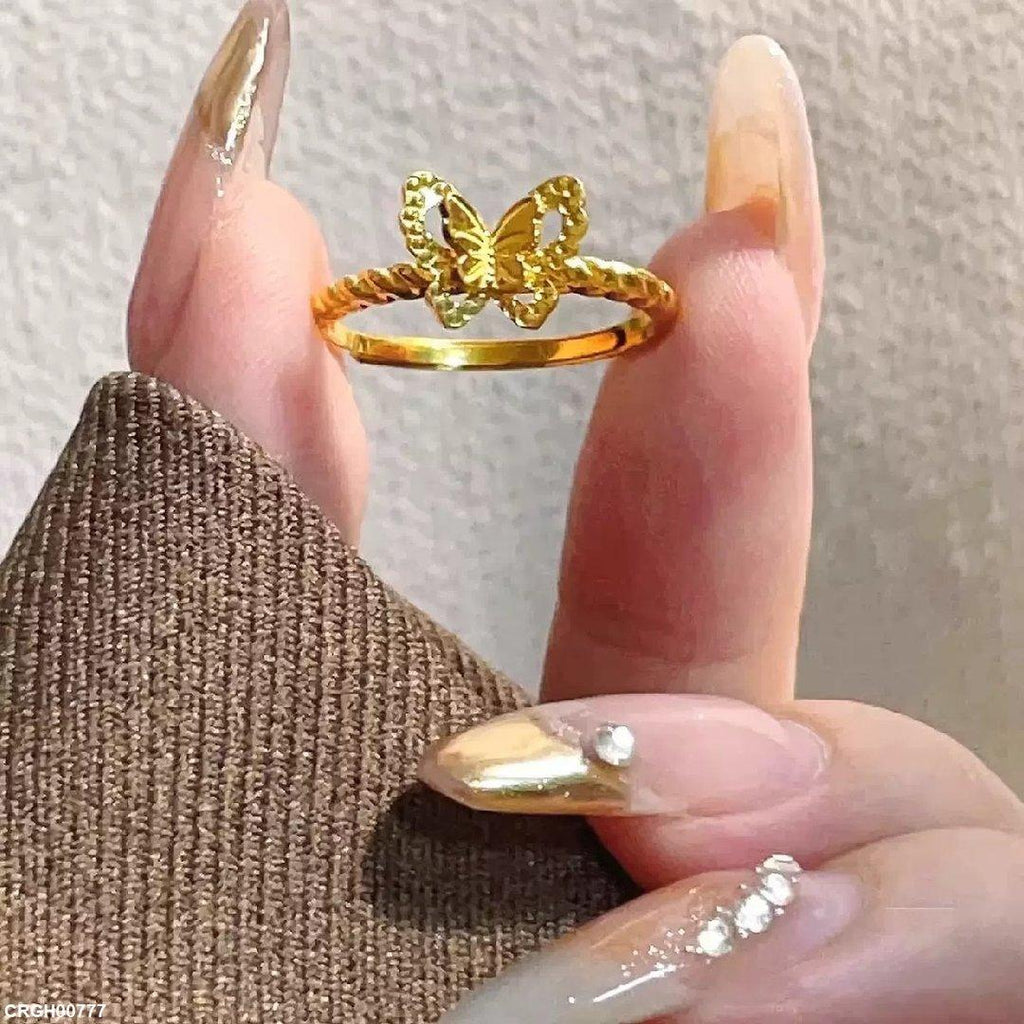 Double Butterfly Ring Adjustable