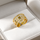 Stainless Steel Triple Layer Ring Adjustable