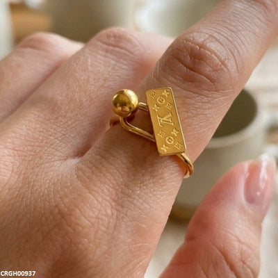 Stainless Steel Rectangle Ring